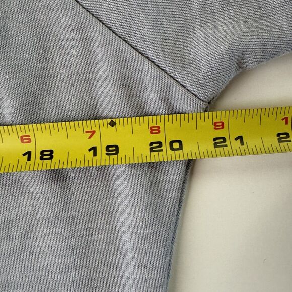 Women’s Short Tie Sleeve Tee Shirt Gray Size XL - Picture 7 of 9